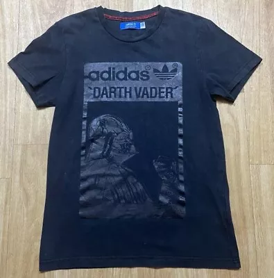 Buy Star Wars Adidas Originals T Shirt Small Darth Vader Logo Three Stripes Trefoil • 29.99£
