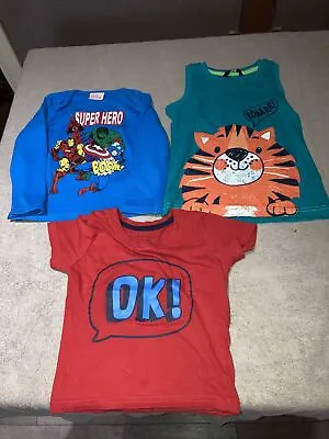 Buy Boys Clothes Bundle 1-2 Years 12-18 Month Vgc  X3 Items Marvel Avengers • 3.75£