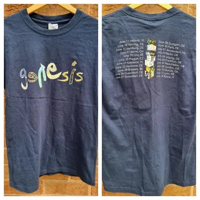 Buy Official Genesis 2007 Tour T Shirt Blue With Backprint Genuine Gig Merch SMALL  • 19.99£