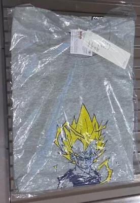 Buy Uniqlo X Dragonball Z Vegeta Come Here Son T Shirt Gray Size XL RARE! • 25£