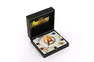 Buy Marvel Avengers Endgame Infinity Stone Charm Bracelet | Measures Up To 8 Inches • 44.31£