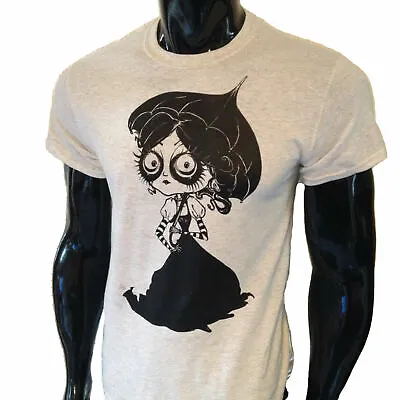 Buy Victorian Girl T-Shirt Mens Womens Steampunk Tim Burton Alice Emo Goth Umbrella • 11.95£