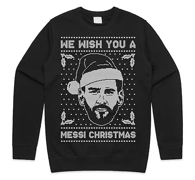 Buy We Wish You A Messi Christmas Jumper Sweater Football Argentina World Cup Xmas • 25.99£