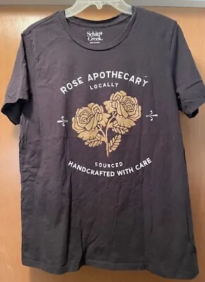 Buy Pre-Owned Schitts Creek Ladies XL Rose Apothecary Cotton Short Sleeve T Shirt • 4.82£