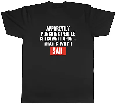 Buy I Sail Men TShirt Boat Yacht Cruise Sailor Captain Float Journey Unisex Tee Gift • 8.99£