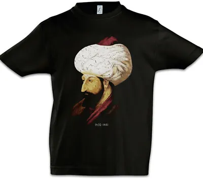 Buy Mehmed II Fatih Kids Boys T-Shirt The Conqueror Ottoman Sultan II. Turkey Turks • 16.99£