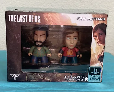 Buy 2015 The Last Of Us Joel & Ellie Titans Vinyl Figures Official PlayStation New • 24.10£