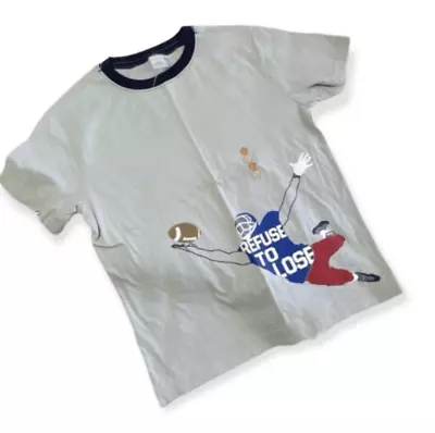 Buy NWT Youth Boys Gymboree Football Refuse To Lose Graphic Tee - Sz L 10/12 • 9.47£