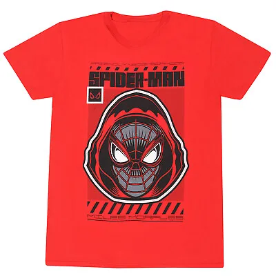 Buy Official Spider-Man Miles Morales Video Game - Hooded Spider T-shirt • 14.99£