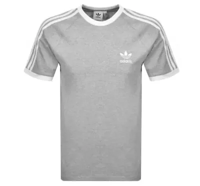 Buy Men’s Adidas Originals 3 Stripes T-shirt Crew Neck Short Sleeve S-XXL • 16.99£