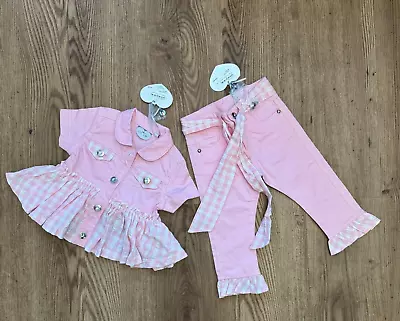 Buy A Dee Pink Denim Shannon Jeans(3) And Julie Jacket(2)pink Fairy Co-ord Bnwt • 35£