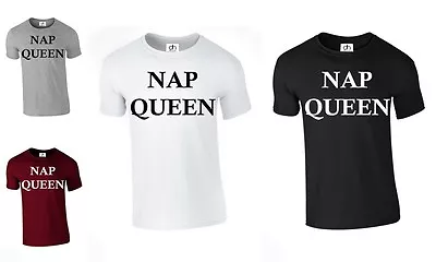 Buy Nap Queen Tumblr Sleep Napping Pyjamas Present T Shirt Nightwear (NAP,TSHIRT) • 5.99£