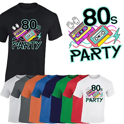 Buy I Love The 80's Retro Mens T-Shirt Pop Fancy Dress Unisex Party Gift TShirt • 8.99£