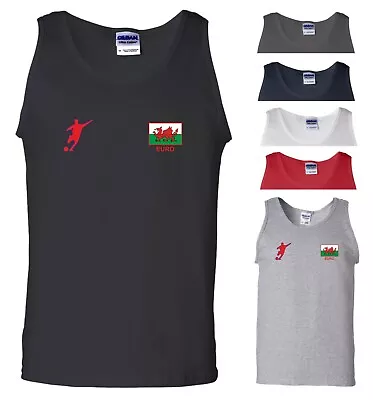 Buy Wales Football Vest Welsh Flag The Dragons Fans Funny Birthday Gift Men Tank Top • 6.99£
