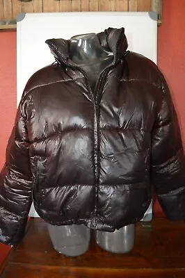 Buy American Eagle Womens Puffer Jacket,maroon,medium,hood In Collar,preowned • 5.33£