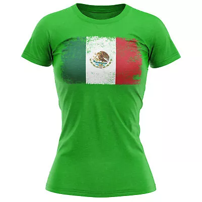 Buy Mexico Grunge Flag T Shirt Football Sports Event Soccer Fans Gifts Her Suppor... • 14.95£
