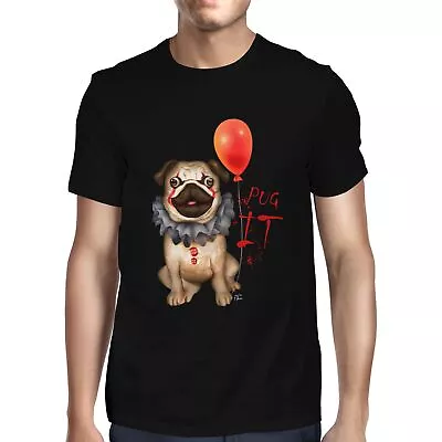 Buy 1Tee Mens Pug IT Clown T-Shirt • 7.99£