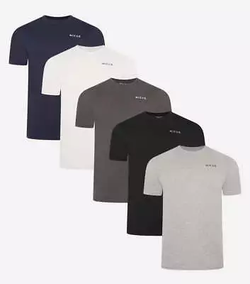 Buy Nicce Mens 5 Pack Layette Nightwear T-Shirt - 100% Cotton • 32.49£