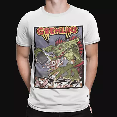 Buy Gremlins Cartoon T-Shirt - Retro - Film - TV - Movie  -80s - Cool - Gift - Actio • 8.39£