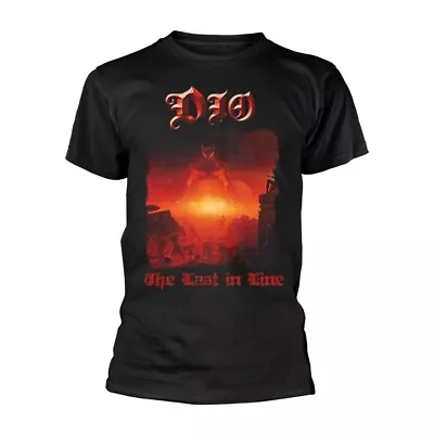 Buy DIO - THE LAST IN LINE BLACK T-Shirt, Front & Back Print Medium • 17.61£