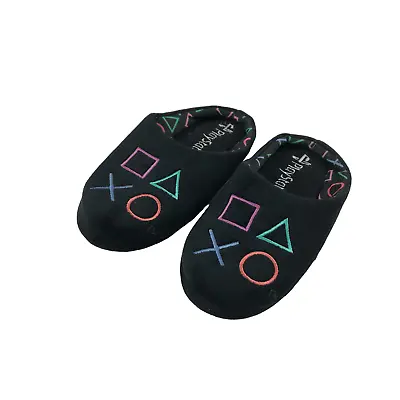 Buy Slippers Shoe Size 3-4 Black PlayStation Gaming • 4£