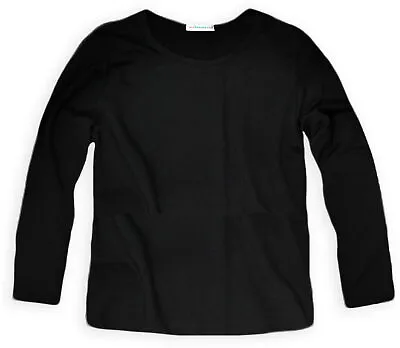 Buy Kids Long Sleeve Top Girls T Shirt Stretch Fit Tee Shrt New Age 2-14 Years • 5.99£