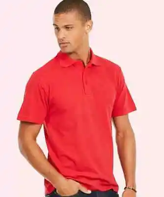 Buy Uneek Polo Shirt Top Short Sleeve Polycotton Soft Olympic Work Button Collar • 7.39£