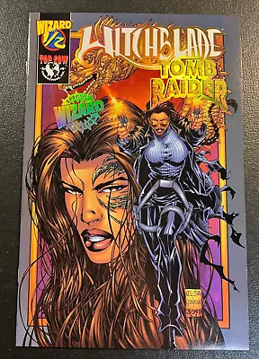 Buy Witchblade Tom Raider 1/2 VARIANT DELUXE Gold Wizard Edition Top Cow V 1 Keu Cha • 39.37£