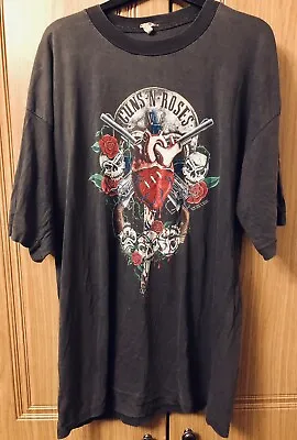Buy Vintage GNR 1990 BROCKUM SLOANE DESIGN Guns N Roses T Shirt | FREE UK P&P! • 124.99£