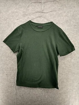 Buy Casual Friday Mens Small S Green Leaf Print T-shirt Tee Crew Neck SS 100% Cotton • 8.99£