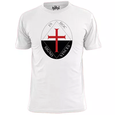 Buy Mens Carnivale Knights Templar T Shirt Crusades Holy Land • 10.99£
