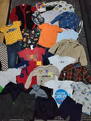 Buy #056💙 Huge Bundle Of Boys Clothes 4-5years NEXT GEORGE LILY & DEAN M&S MARVEL  • 9.99£