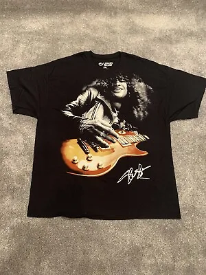 Buy Slash With Guitar. R&fnr, Gnr, Velvet Revolver, T-shirt By Liquid Blue Size 2xl • 35£