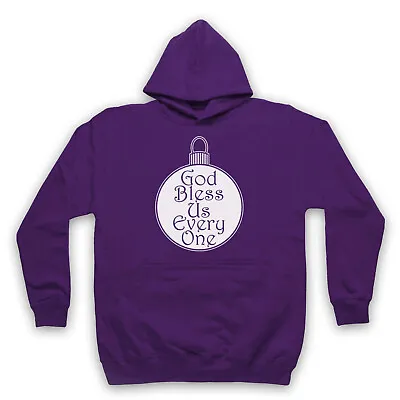 Buy Christmas Carol God Bless Us Every One Xmas Bauble Unisex Adults Hoodie • 27.99£
