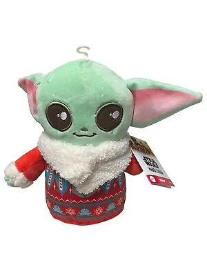 Buy Star Wars: Mandalorian Baby Yoda Grogu W/Christmas Holiday Sweater Plush 2023NEW • 12.30£