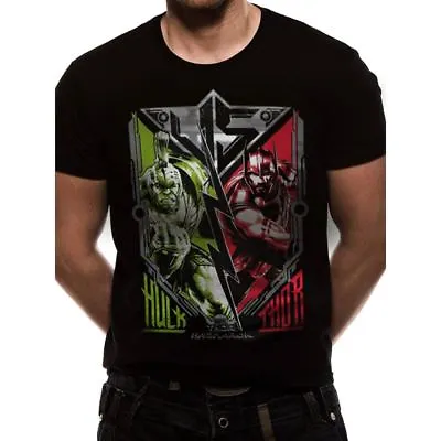 Buy Marvel Thor Ragnarok Hulk VS Thor Design T-Shirt • 8.99£