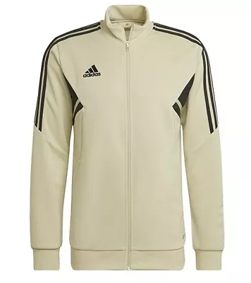 Buy Mens Adidas Training Jacket Tracksuit Top Sweatshirt Fitness Gym Sports - Cream • 29.99£