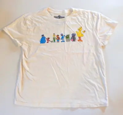 Buy Womens Sesame Street Short Sleeve Tee Shirt Characters Two Sided Size 2X • 11.52£