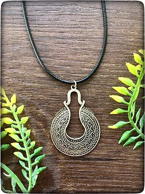 Buy NEW Silver Colour Ancient Style Viking Roman Boho Hippy Tribal Cord Necklace • 15.99£
