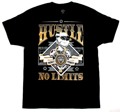 Buy POPEYE HUSTLE Mens T-shirt/Tee Size L Money Power No Limits Hiphop Gold Urban • 13.99£