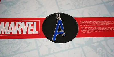 Buy Marvel Comics Ms. Marvel Avengers  A  Pendant Necklace .925 Silver WYP Rare Blue • 96.37£