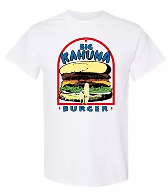 Buy Funny Pulp Fiction The Big Kahuna Burger T Shirt Unisex Adult White • 14.99£