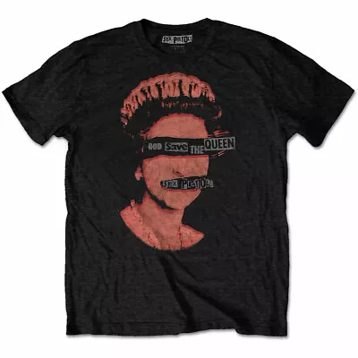 Buy SEX PISTOLS  -  Unisex T- Shirt - God Save The Queen   -  Black  Cotton  • 16.99£