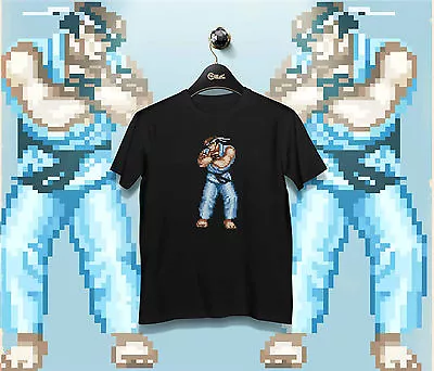 Buy RYU - Street Fighter 2 - 8bit/16-bit - Pixel Art Retro Video Gamer T-shirt • 16.99£