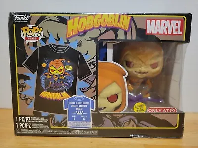 Buy Funko POP! And Tee Marvel Hobgoblin Glows In The Dark With Size LG  T-Shirt NEW  • 9.45£