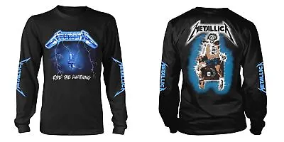 Buy Metallica - Ride The Lightning (Black) (NEW MENS LONG SLEEVE SHIRT ) • 30.38£