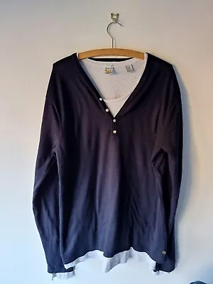 Buy Scotch & Soda Long Sleeve Double  Layered Grandad T Shirt • 35£