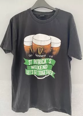 Buy Official Guinness St Patricks Weekend Lets Get Togetger Tshirt Size Large • 15£