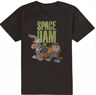 Buy Space Jam Unisex T-shirt: Sj2: Tune Squad Black New Size Med Official Merch • 16.79£