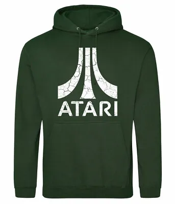 Buy Atari Hoodie Retro Games Console Space Invaders Pullover Arkanoid S S-3XL • 23.99£